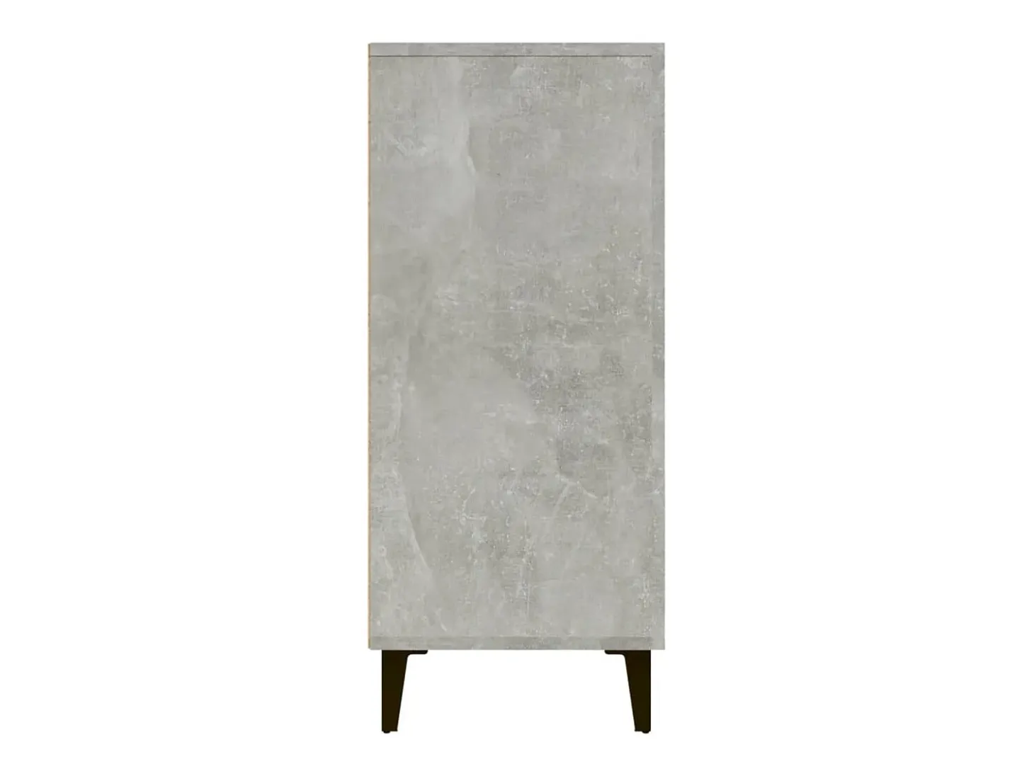 Aparador de madera de ingeniería gris hormigón 90x34x80 cm