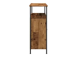 Aparador de madera de ingeniería madera envejecida 70x30x80 cm
