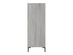 Aparador de madera de ingeniería gris Sonoma 34,5x32,5x90 cm ES22672