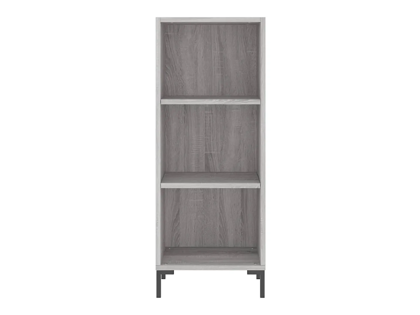 Aparador de madera de ingeniería gris Sonoma 34,5x32,5x90 cm ES22672