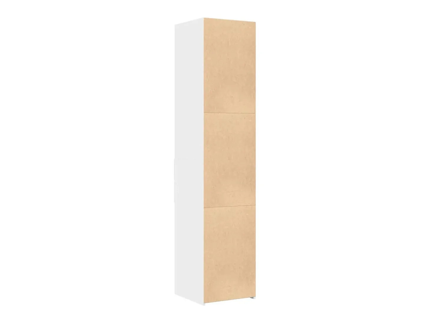 Aparador de madera de ingeniería blanco 40x42,5x185 cm