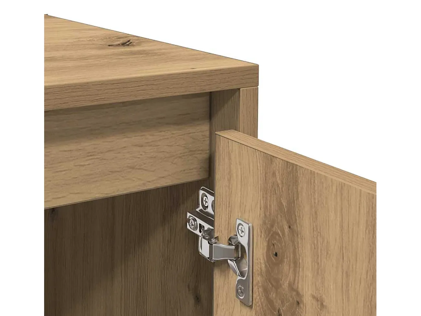 Aparador de madera de ingeniería roble artisan 70x41x75 cm