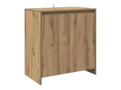 Aparador de madera de ingeniería roble artisan 70x41x75 cm