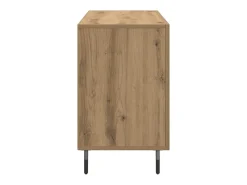 Aparador de madera de ingeniería roble artisian 100x36x60 cm