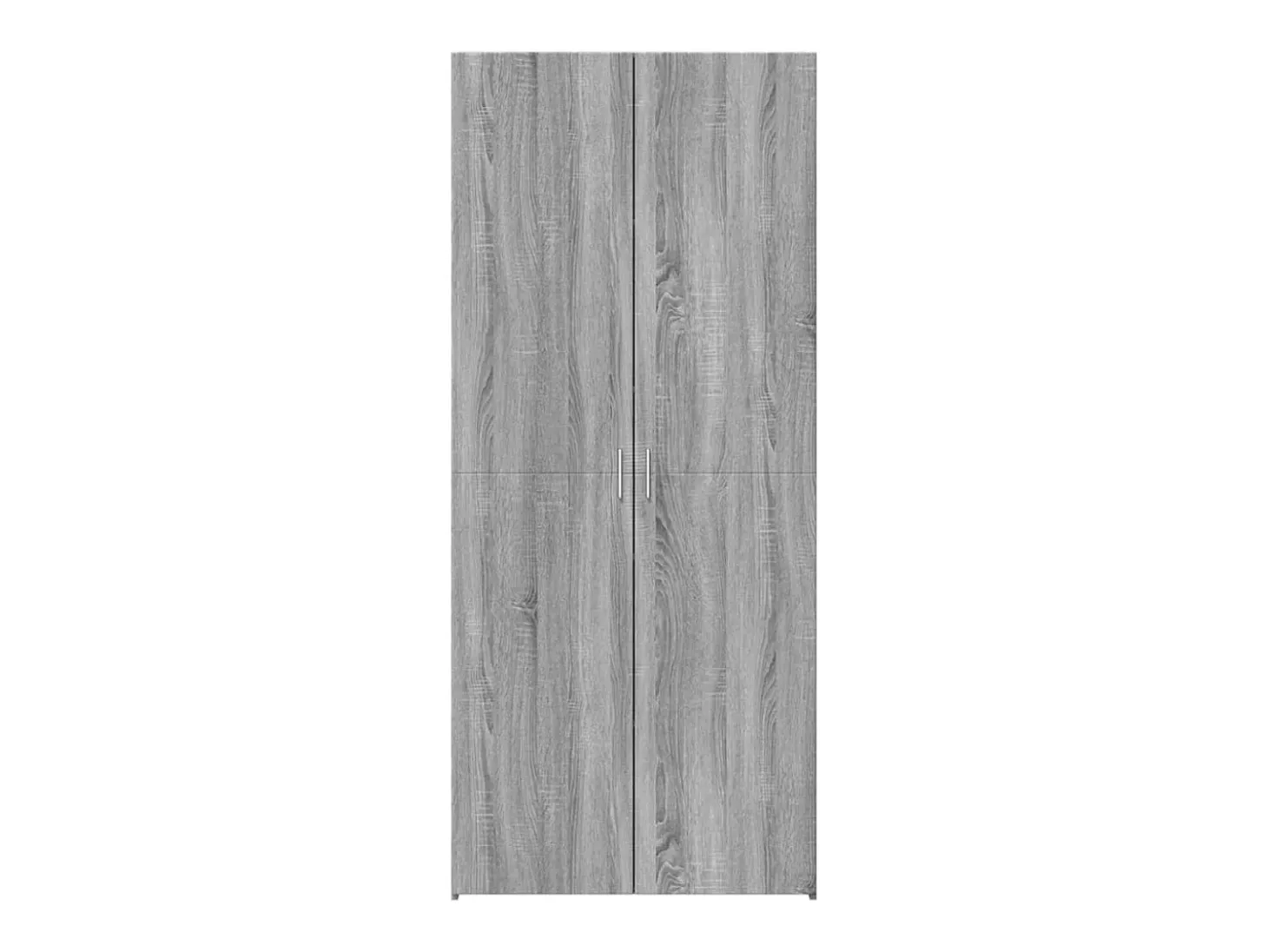 Aparador de madera de ingeniería gris Sonoma 80x42,5x185 cm