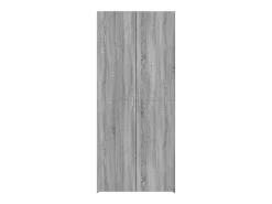 Aparador de madera de ingeniería gris Sonoma 80x42,5x185 cm