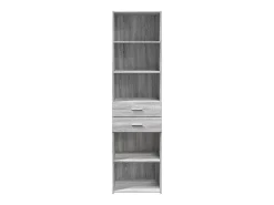 Aparador de madera de ingeniería gris Sonoma 50x42,5x185 cm