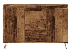 Aparador de madera de ingeniería envejecida 101,5x35x70 cm