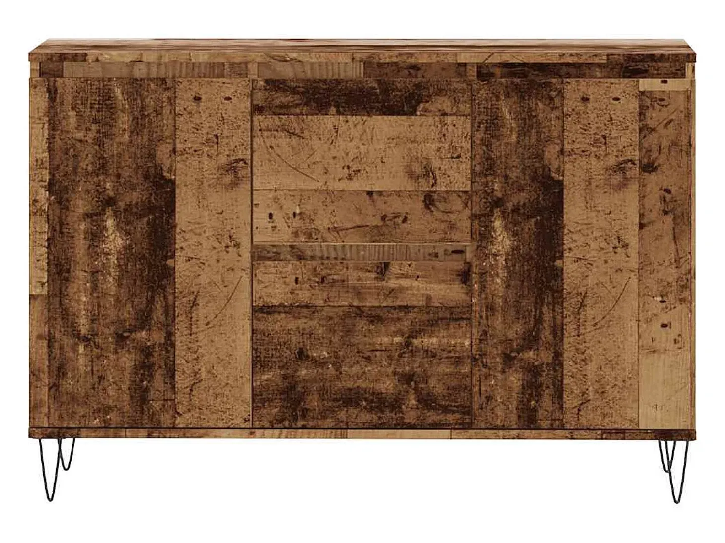 Aparador de madera de ingeniería envejecida 101,5x35x70 cm