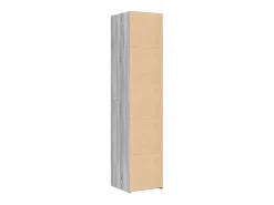 Aparador de madera de ingeniería gris Sonoma 40x42,5x185 cm