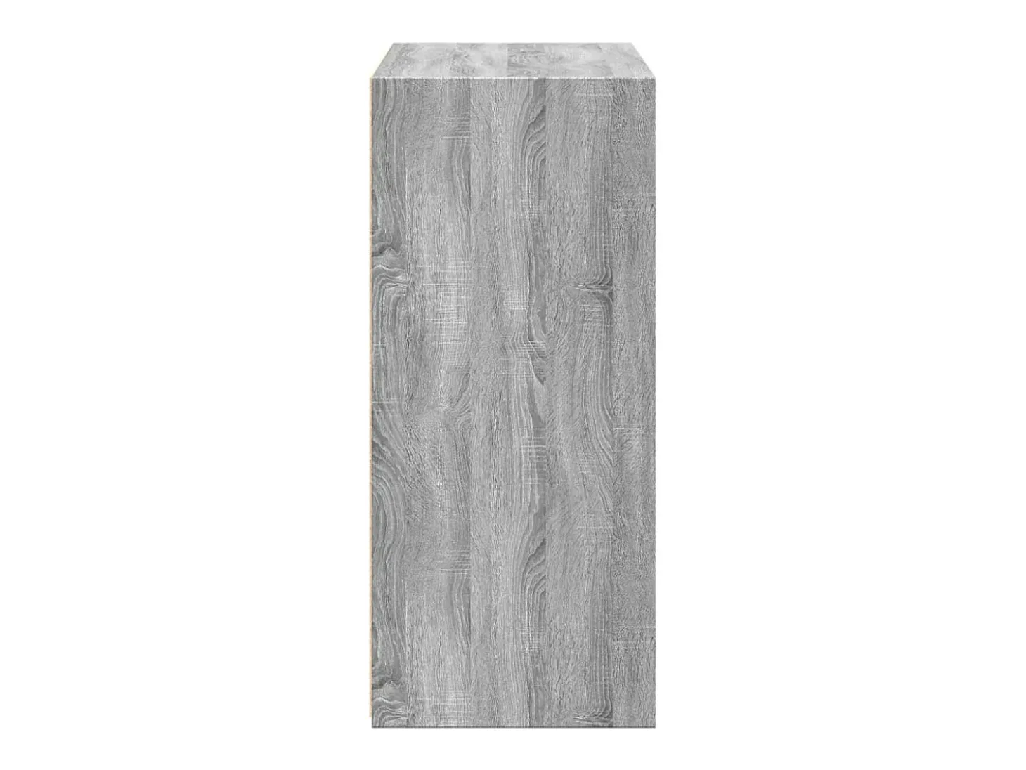 Aparador de madera de ingeniería gris Sonoma 70x41x93 cm