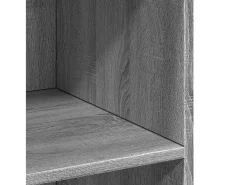 Aparador de madera de ingeniería gris Sonoma 70x41x93 cm