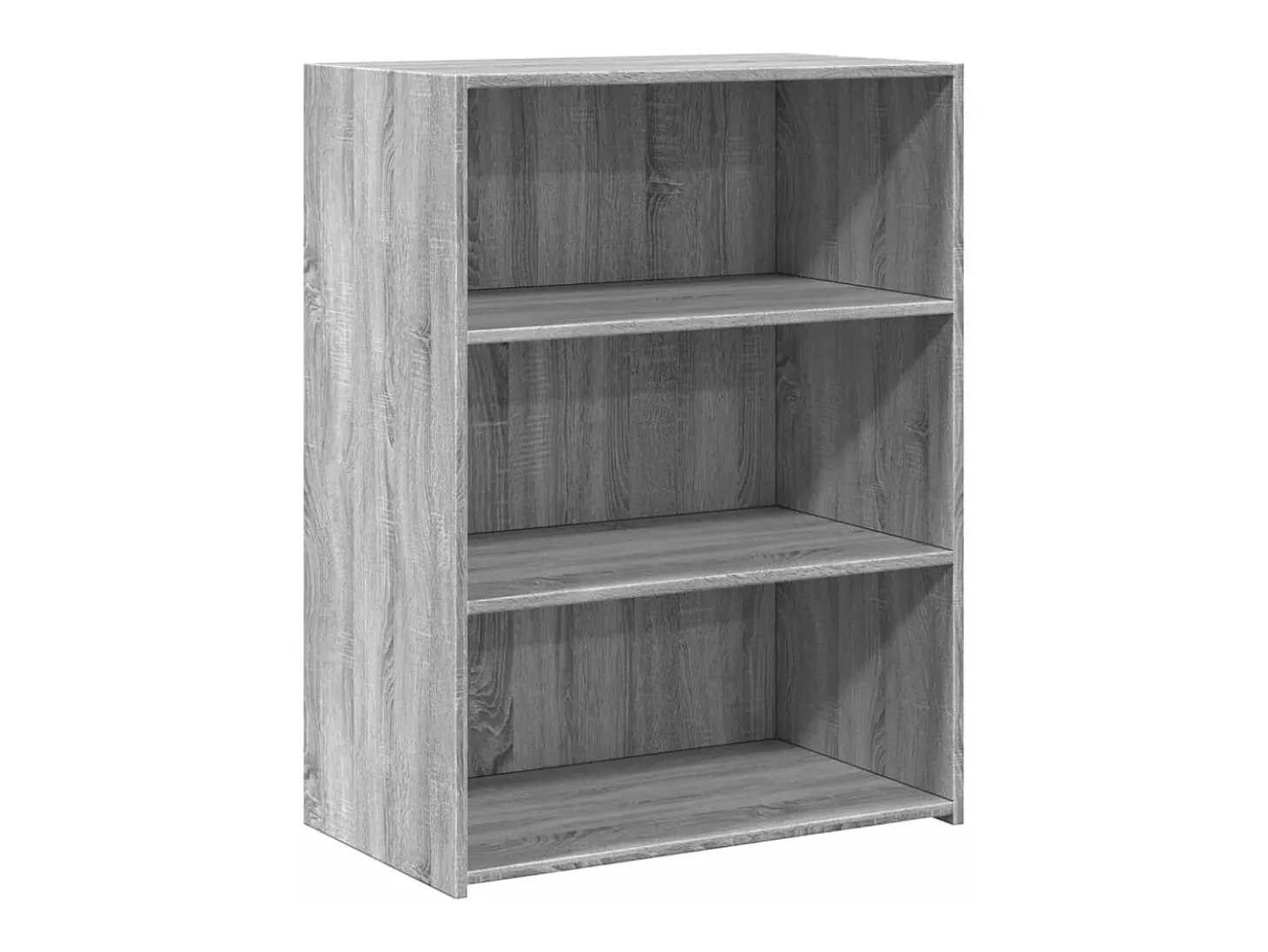 Aparador de madera de ingeniería gris Sonoma 70x41x93 cm