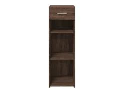 Aparador de madera de ingeniería marrón roble 30x42,5x93 cm