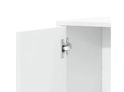 Aparador de madera de ingeniería 2 uds blanco 60x31x70 cm