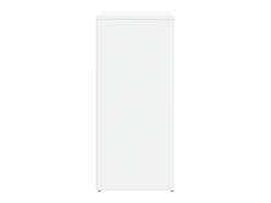 Aparador de madera de ingeniería 2 uds blanco 60x31x70 cm