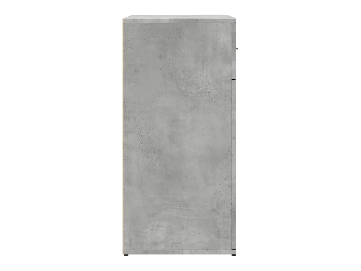 Aparador de madera de ingeniería gris hormigón 79x38x80 cm