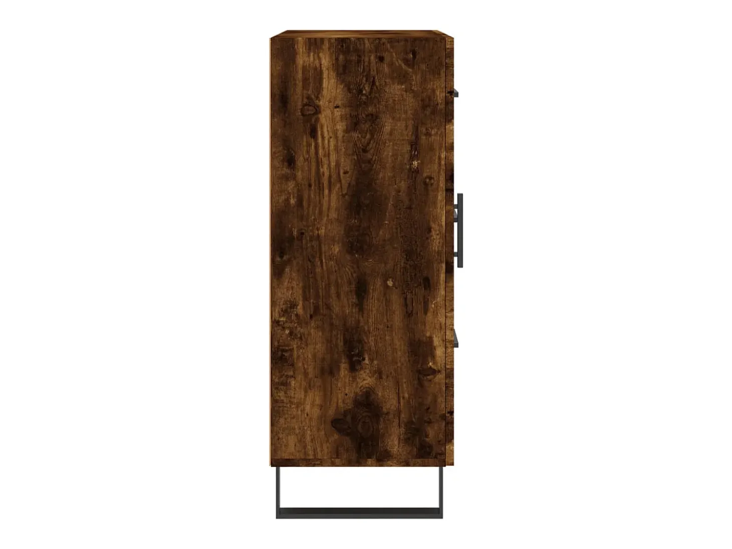 Aparador de madera de ingeniería roble ahumado 69,5x34x90 cm