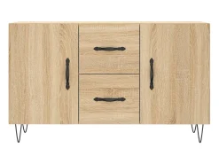 Aparador de madera de ingeniería roble Sonoma 100x36x60 cm
