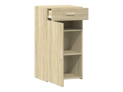 Aparador de madera de ingeniería roble Sonoma 50x42,5x93 cm