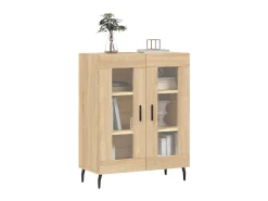 Aparador de madera de ingeniería roble Sonoma 69,5x34x90 cm ES27174
