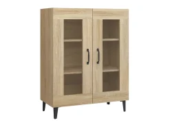 Aparador de madera de ingeniería roble Sonoma 69,5x34x90 cm ES52766