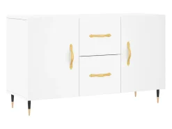 Aparador de madera de ingeniería blanco 100x36x60 cm