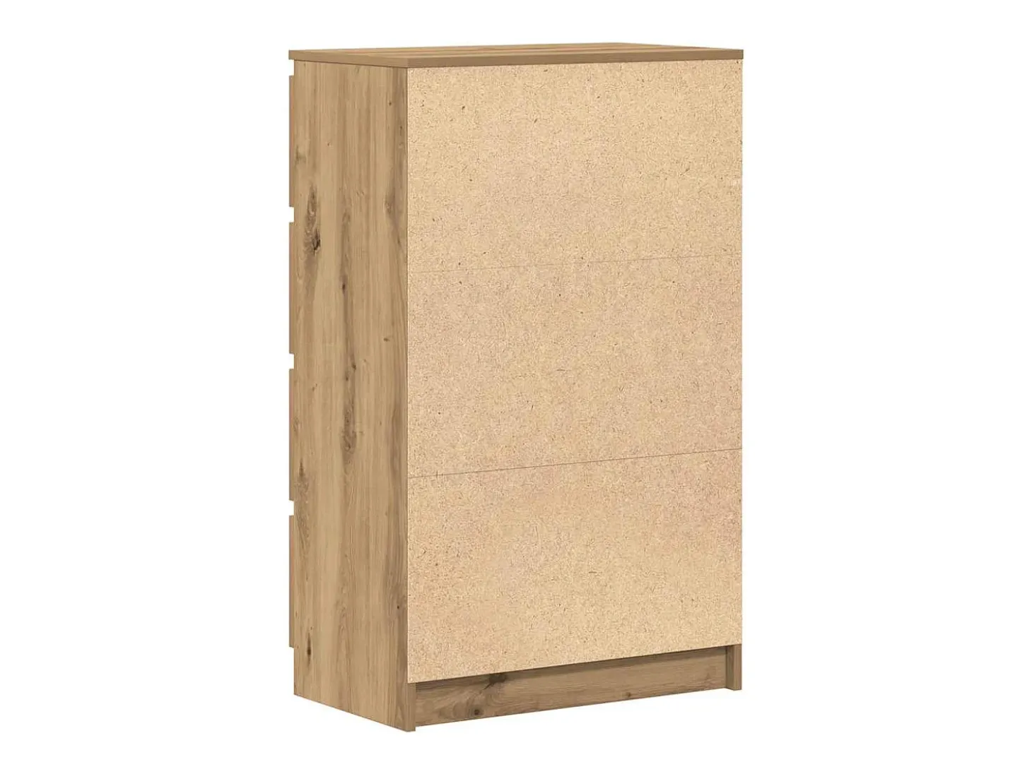 Aparador de madera de ingeniería roble artisan 60x35x98,5 cm