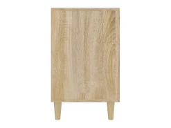Aparador de madera de ingeniería roble Sonoma 100x36x60 cm ES81846
