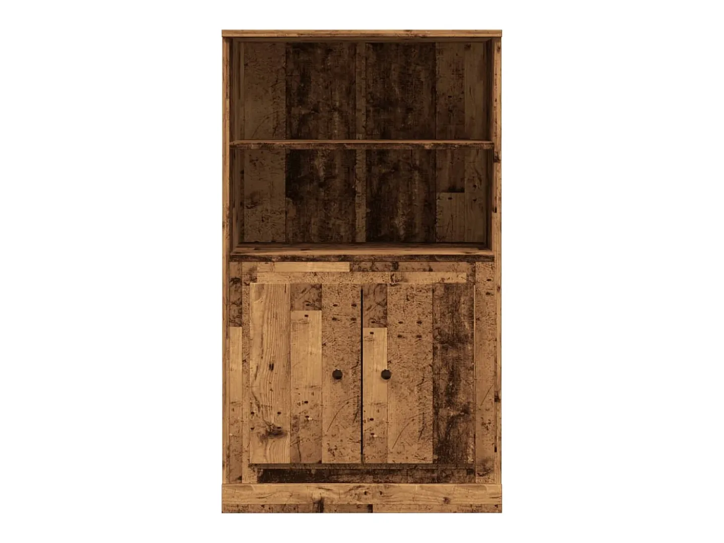 Aparador de madera de ingeniería envejecido 60x35,5x103,5 cm