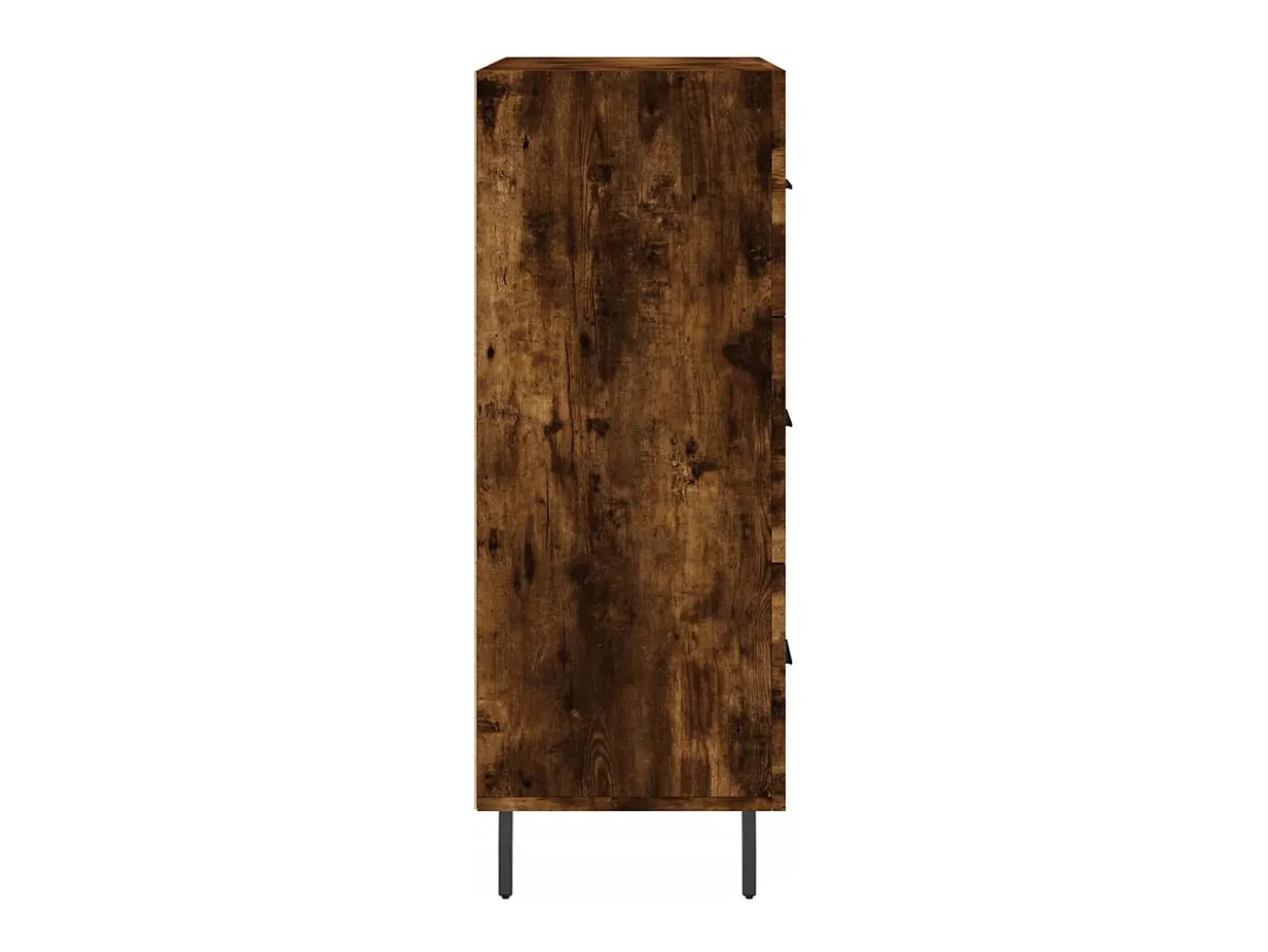 Aparador de madera de ingeniería roble ahumado 69,5x34x90 cm