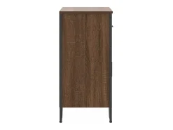 Aparador de madera de ingeniería marrón roble 79,5x35,5x74,5 cm