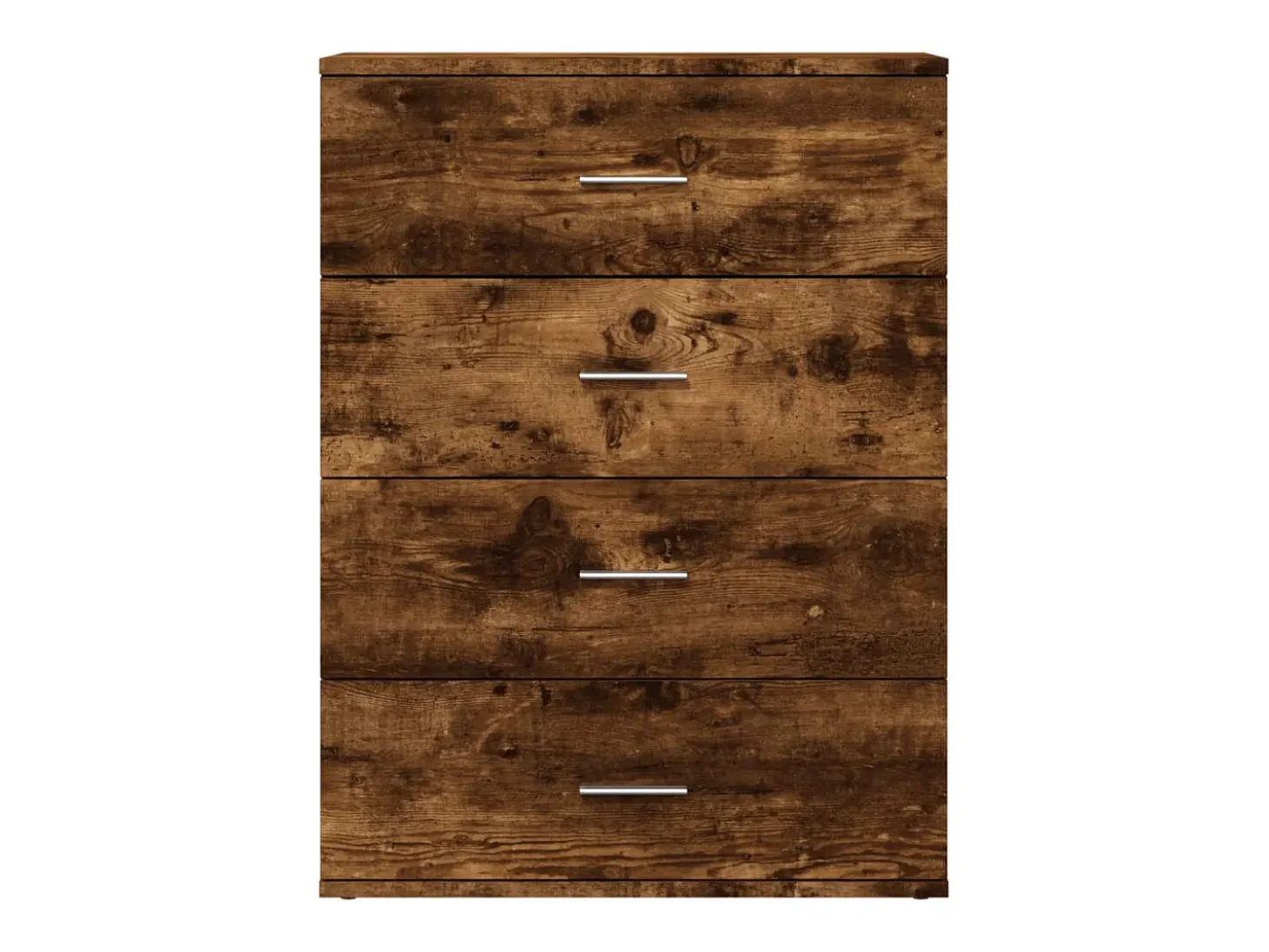 Aparador de madera de ingeniería roble ahumado 60x39x80 cm ES828241