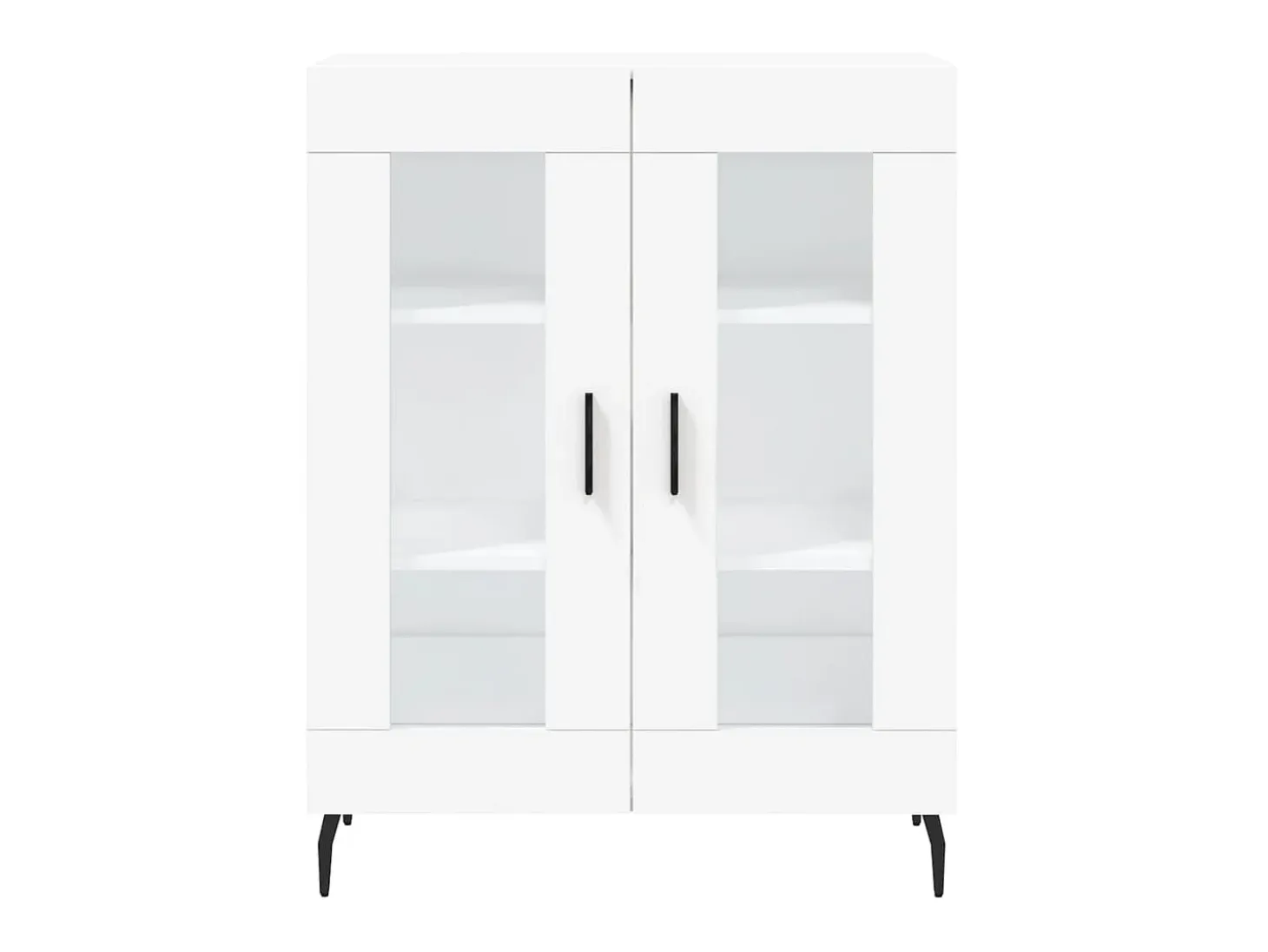 Aparador de madera de ingeniería blanco 69,5x34x90 cm ES52922