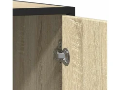 Aparador de madera de ingeniería roble Sonoma 92x35x76 cm