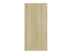 Aparador de madera de ingeniería roble Sonoma 160x36x75 cm