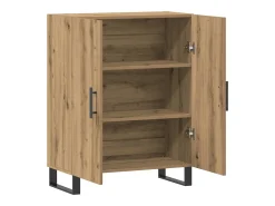 Aparador de madera de ingeniería roble artisan 69,5x34x90 cm