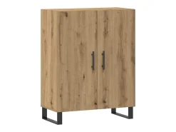 Aparador de madera de ingeniería roble artisan 69,5x34x90 cm