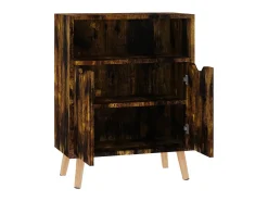 Aparador de madera de ingeniería roble ahumado 60x30x72 cm ES10956