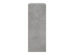 Aparador de madera de ingeniería gris hormigón 60x31x84 cm