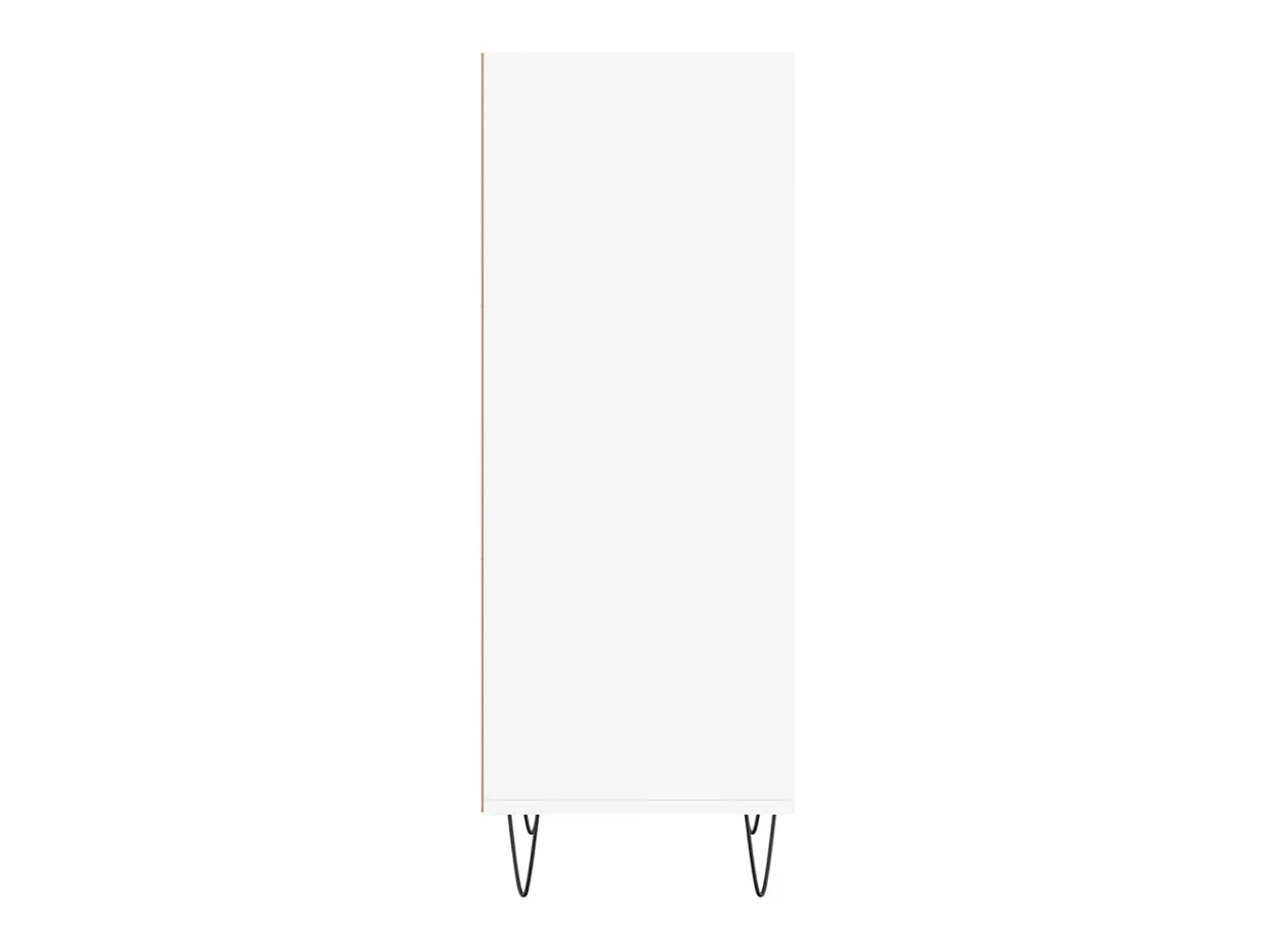 Aparador de madera de ingeniería blanco 34,5x32,5x90 cm ES59598
