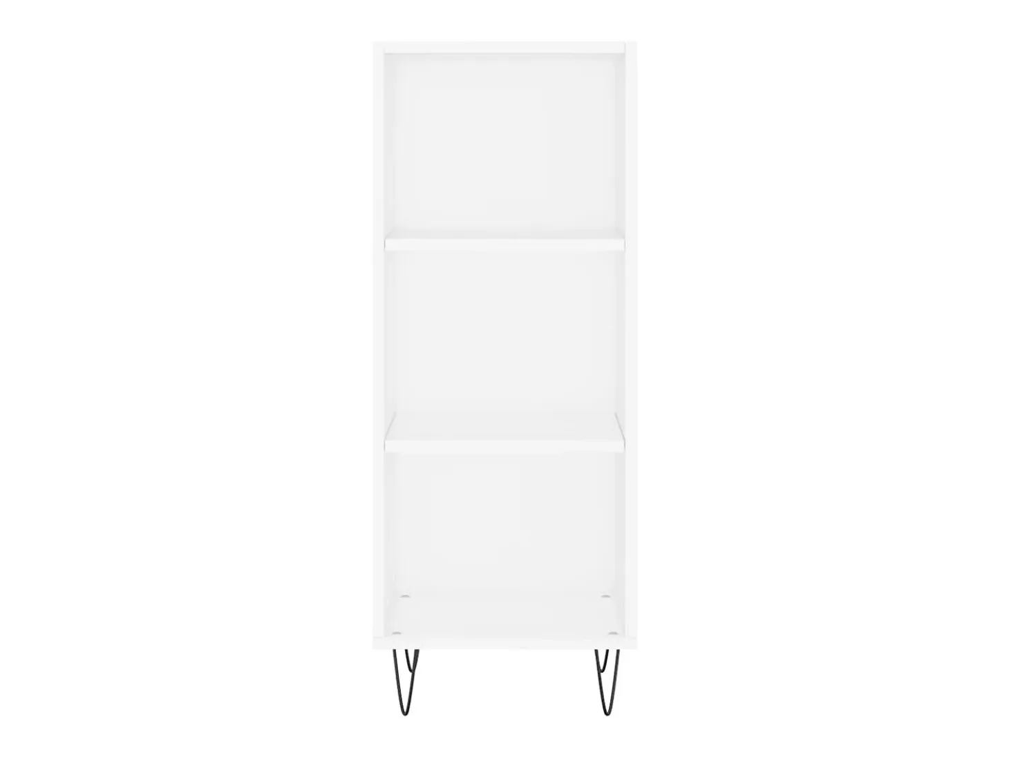 Aparador de madera de ingeniería blanco 34,5x32,5x90 cm ES59598