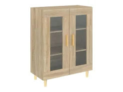 Aparador de madera de ingeniería roble Sonoma 69,5x34x90 cm