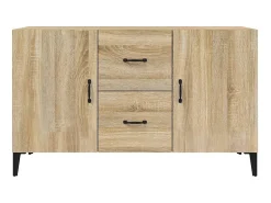 Aparador de madera de ingeniería roble Sonoma 100x36x60 cm ES98554