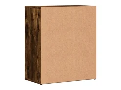 Aparador de madera de ingeniería roble ahumado 60x31x70 cm