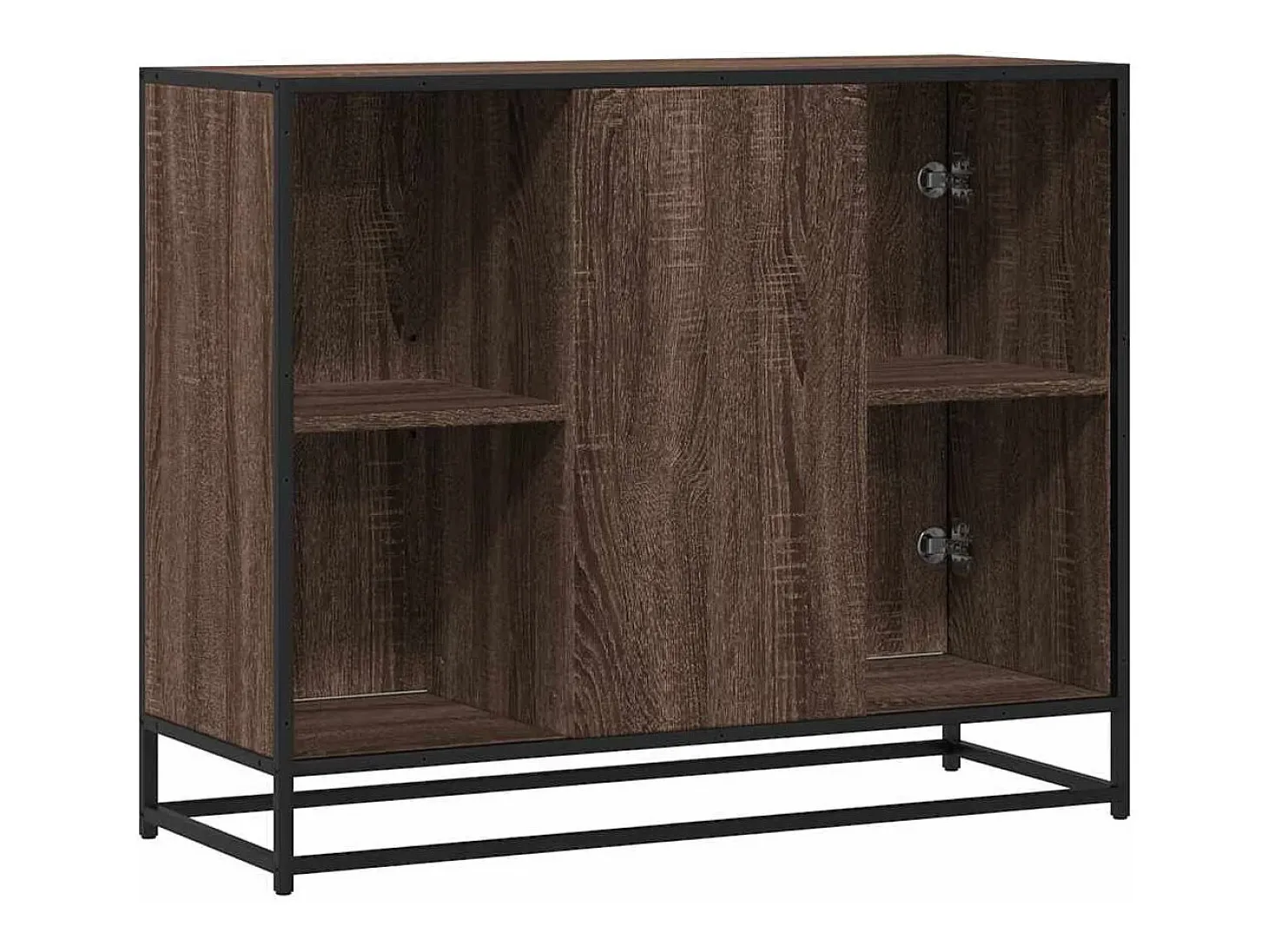 Aparador de madera de ingeniería marrón roble 92x35x76 cm