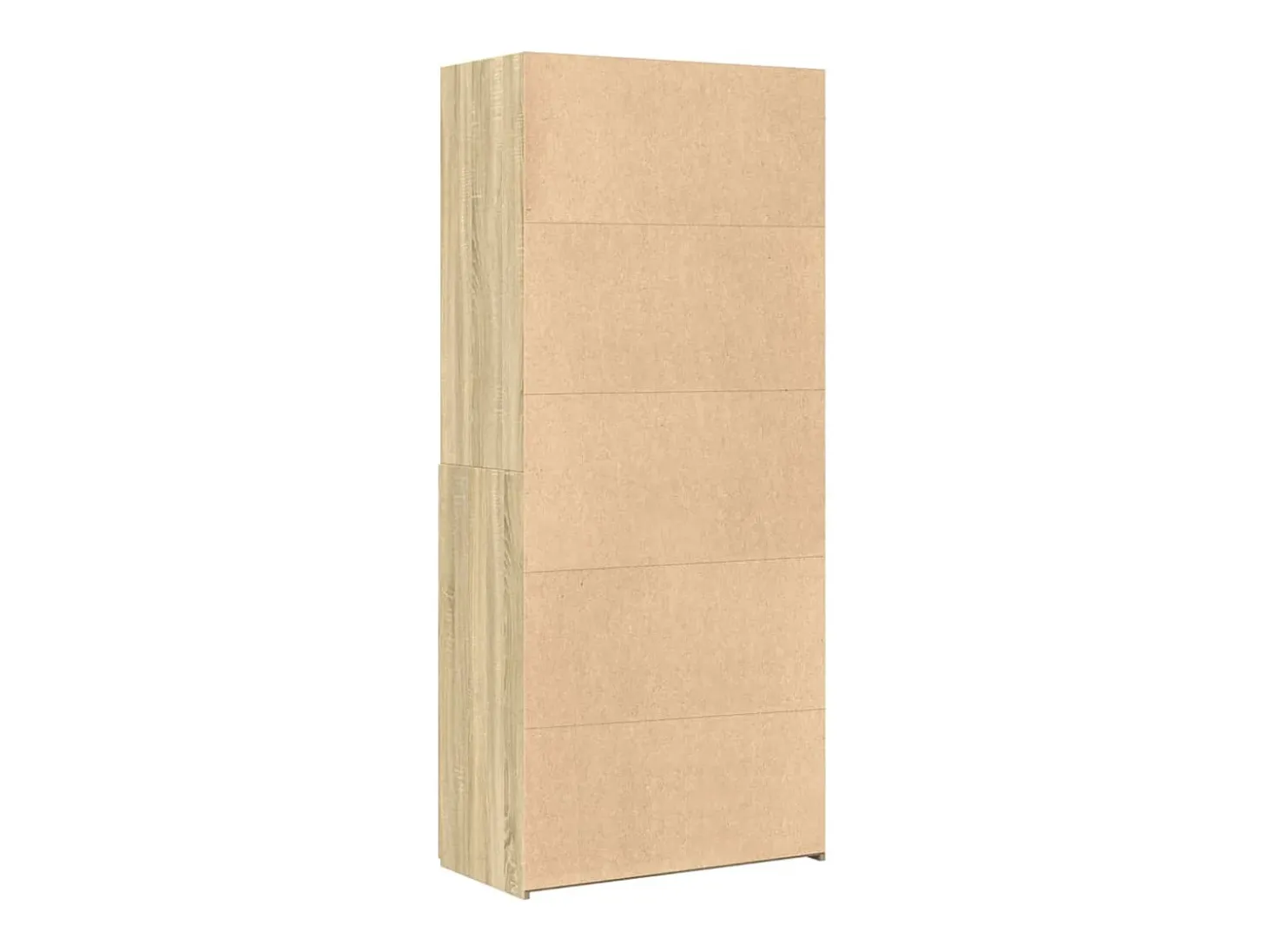 Aparador de madera de ingeniería roble Sonoma 80x42,5x185 cm