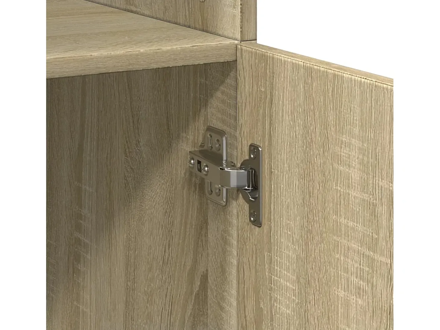 Aparador de madera de ingeniería roble Sonoma 80x42,5x185 cm