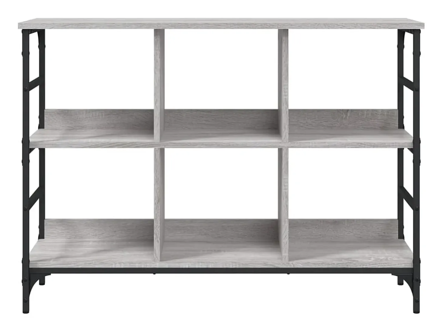 Aparador de madera de ingeniería gris Sonoma 102x32x73,5 cm ES410318