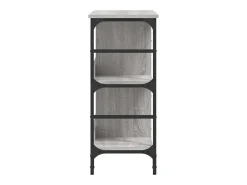 Aparador de madera de ingeniería gris Sonoma 102x32x73,5 cm ES410318